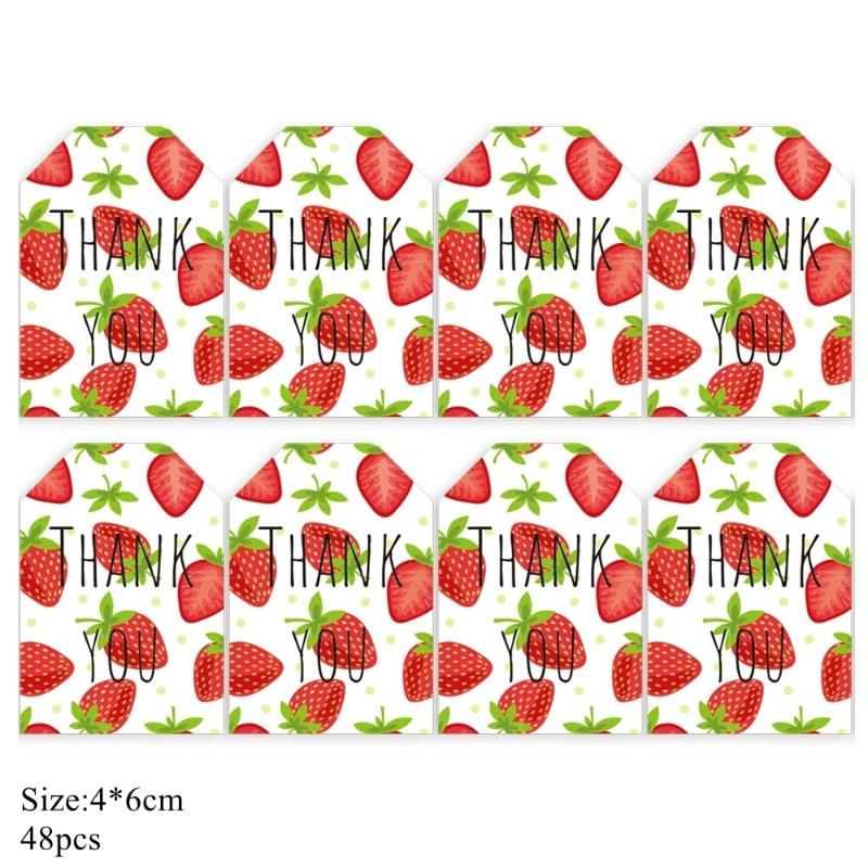 Comme l'image montre 48 pcs fraises