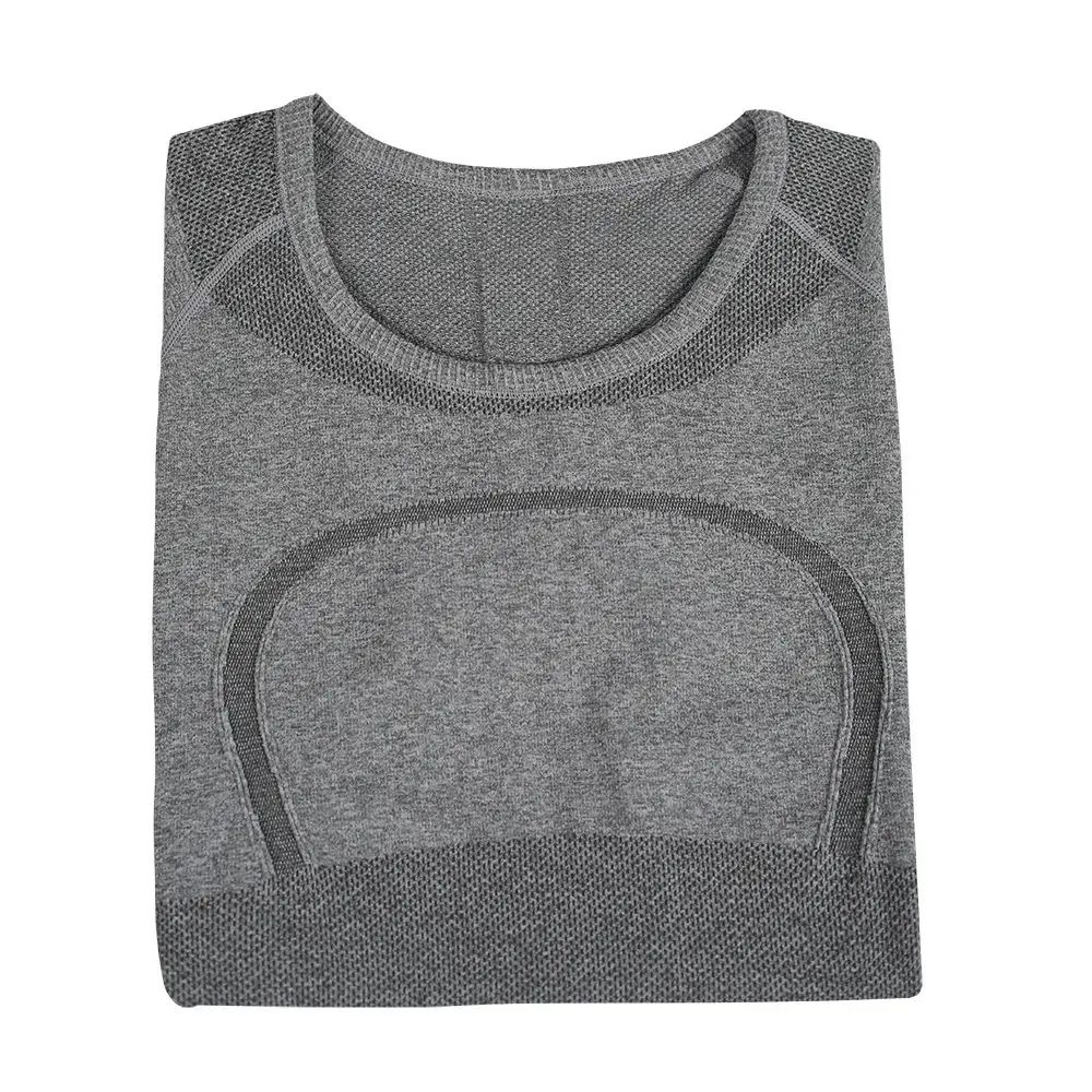Short sleeve/Yarn-dyed grey