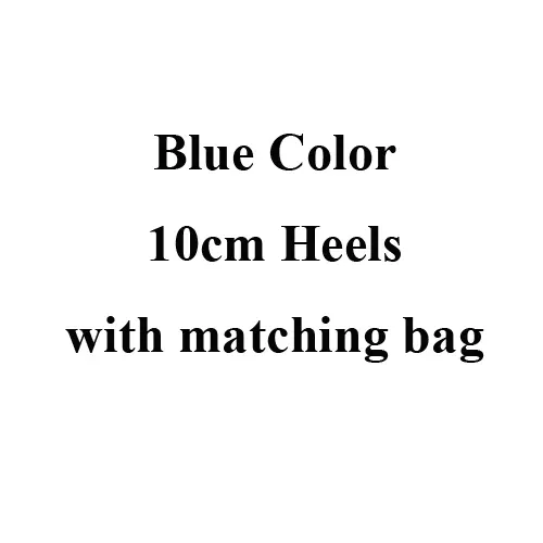Blue 10cm Heels