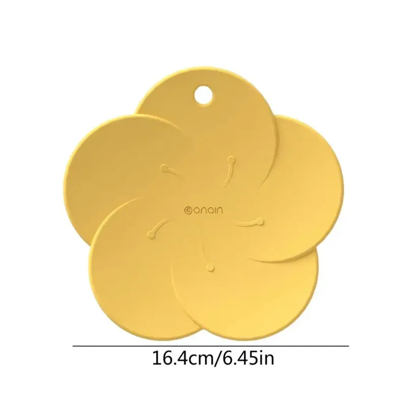 16.4x16.4x1cm Chine jaune