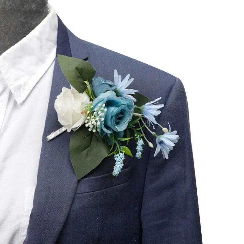 Blue-corsage