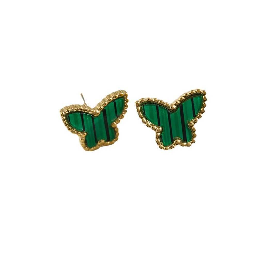 boucles d'oreilles vert