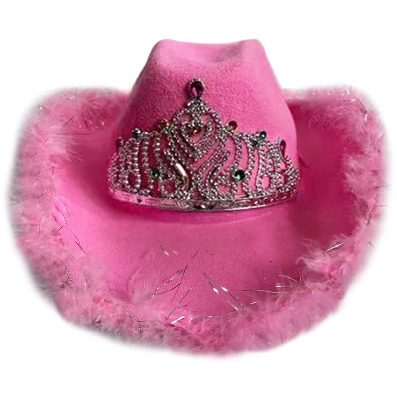 Big pink for crown