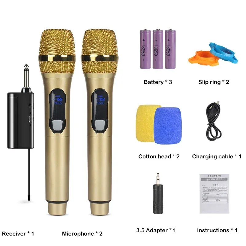 2 Mikrofon Gold