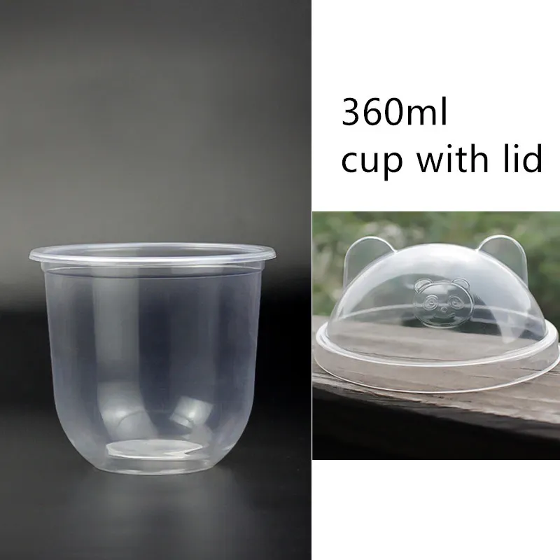 Чашка с четкой крышкой 360 мл 50 шт.