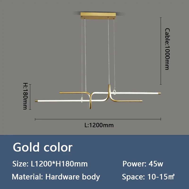 Dimmable RC Altın L1200mm