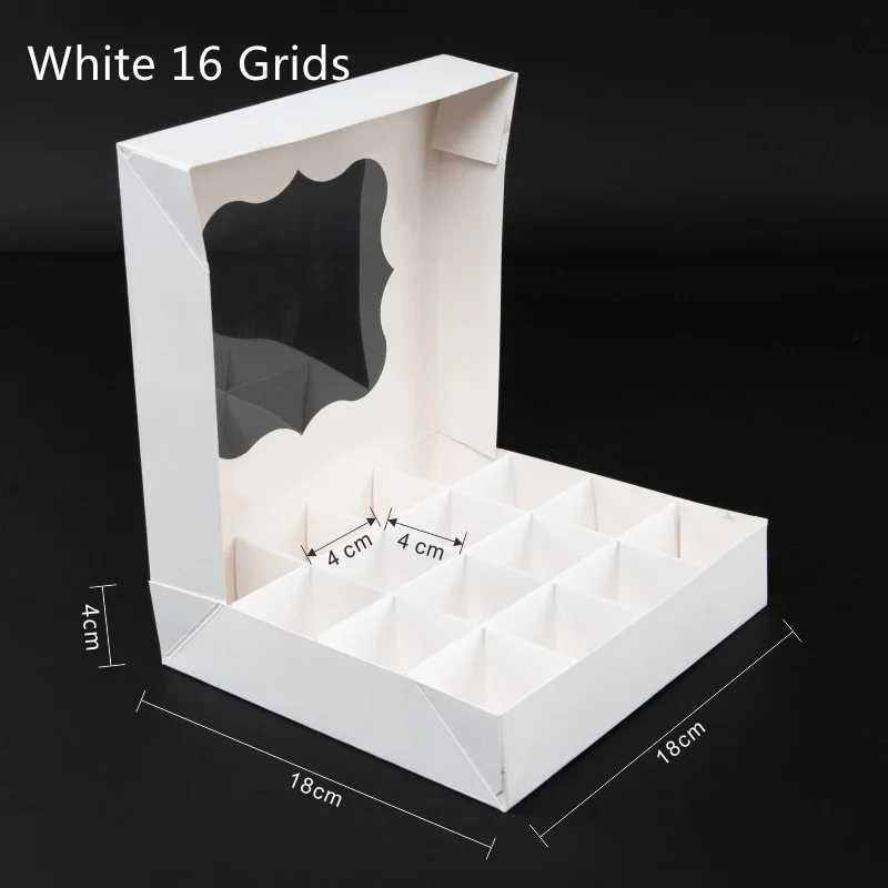 White 16 Grids-16x16x4cm