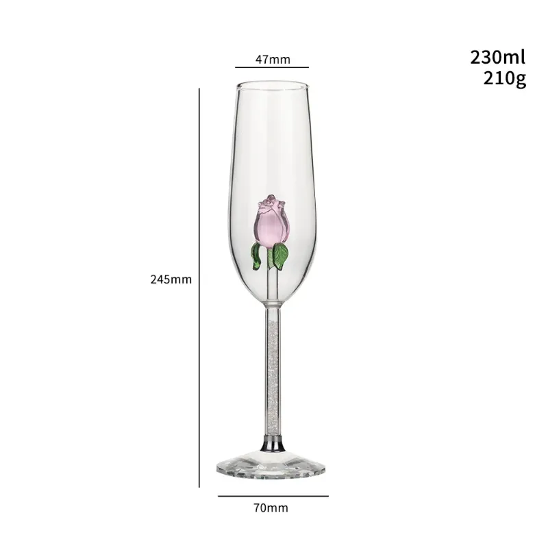 201-300 ml rosa 2st med låda