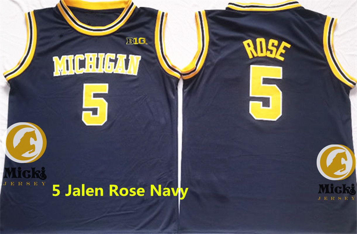 5 Jalen Rose Navy