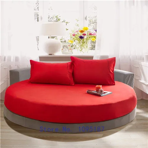 Red fitted sheet