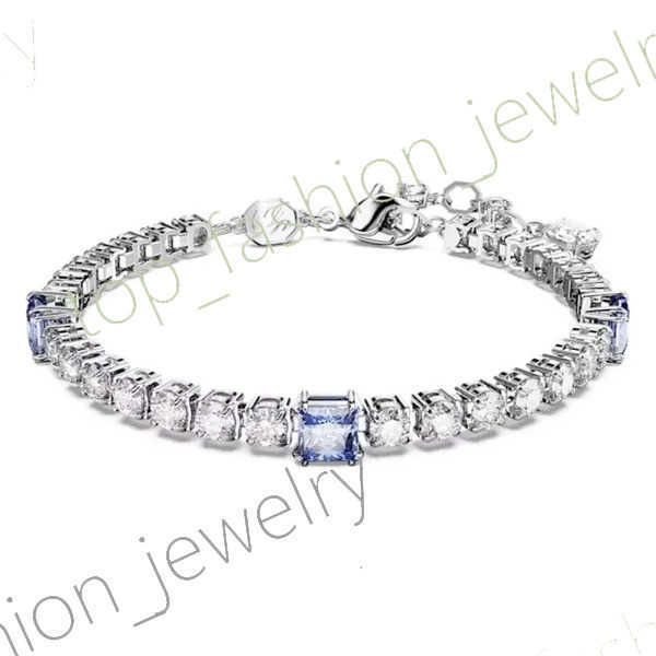 Bracelet diamant bleu