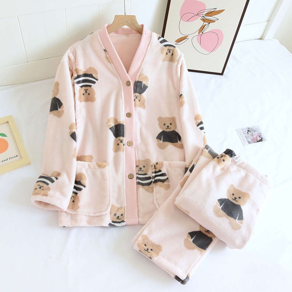 FY10 Short Hair Comfortable Pink Bear-M