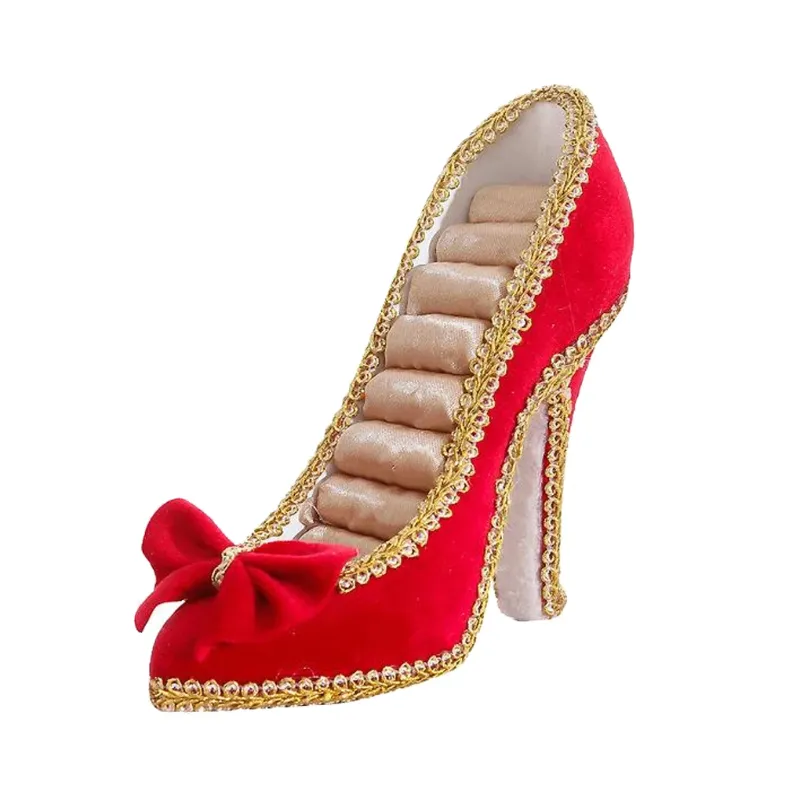 Красная обувь на высоком каблуке CN