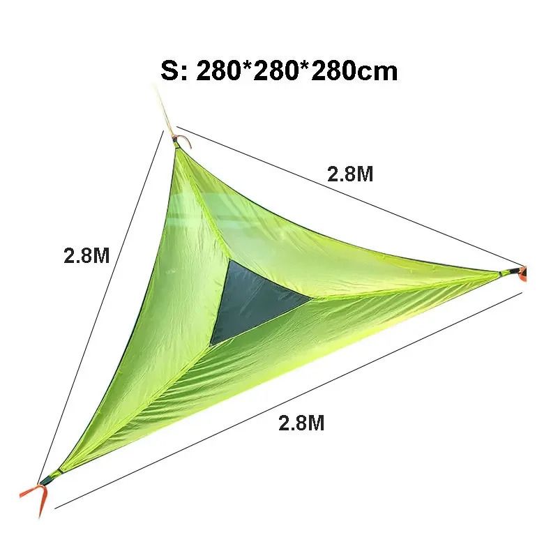 280x280x280cm Groen