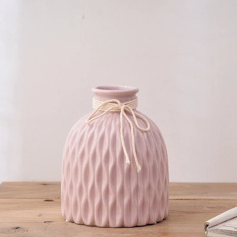 Pink vase