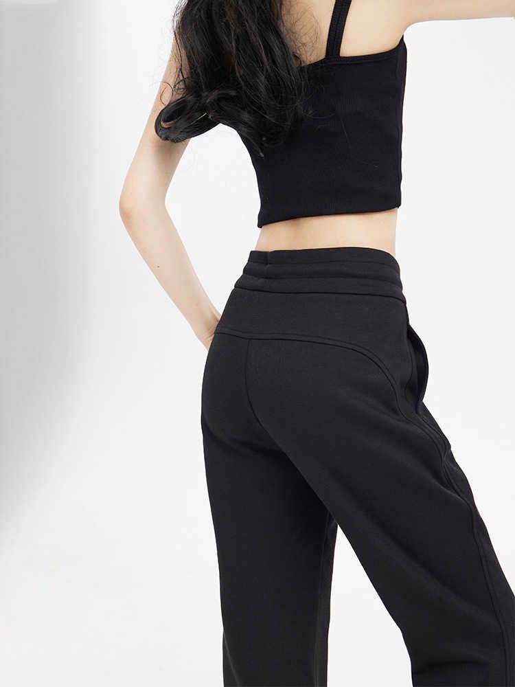 Black Plush Pants with Upgraded Fabric