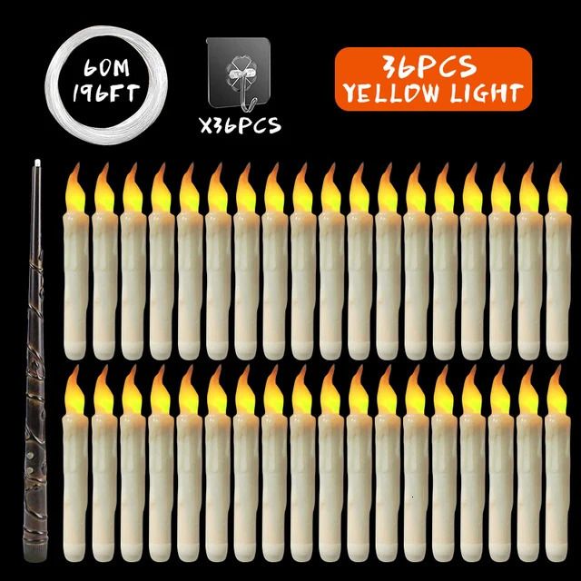 36PCS Żółte światło