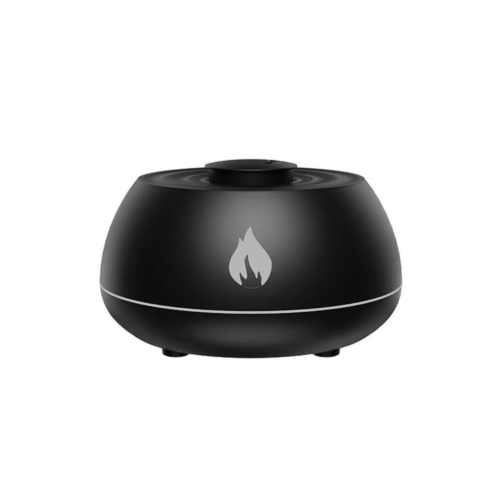 Dq707 flamme colorée noire) -flame