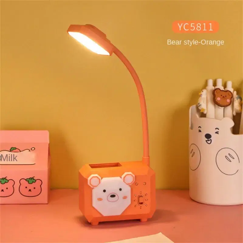 CHINE Lampe de bureau orange