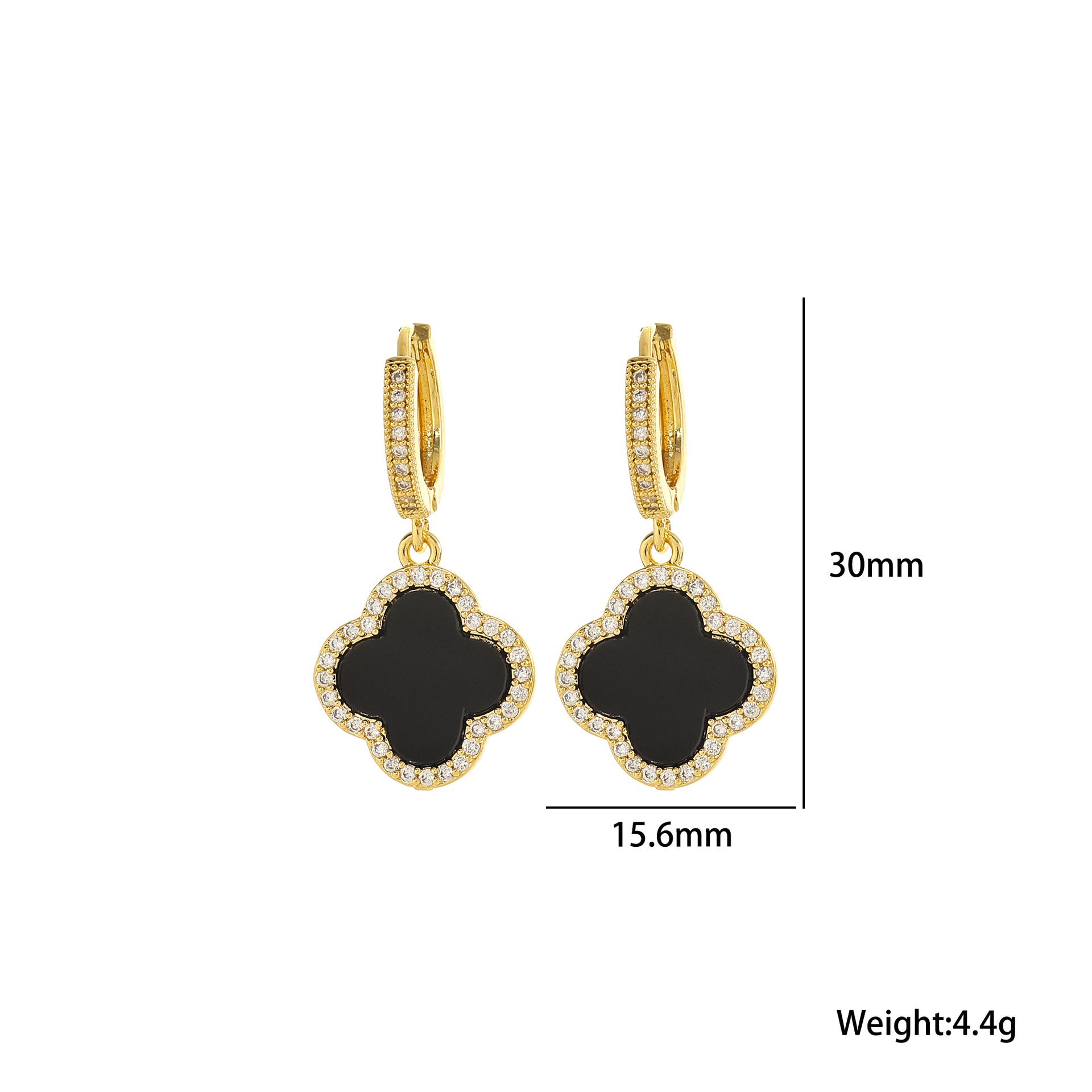1-Gold-Black-Earring
