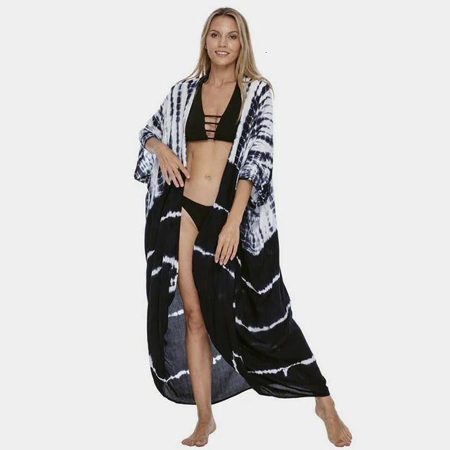 Navy Stripe Kimono