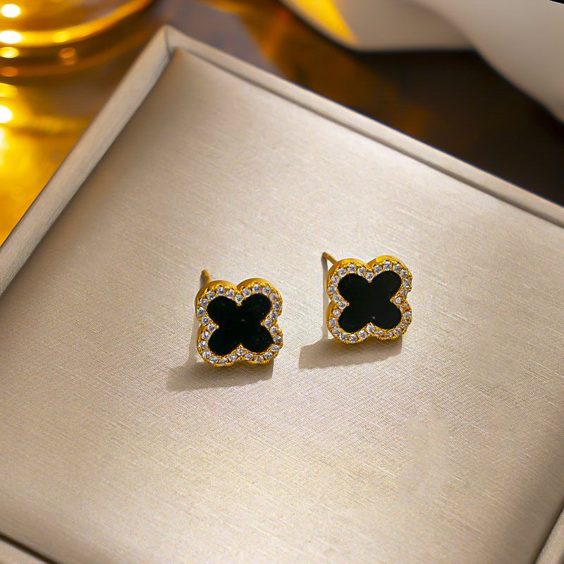 1-Gold-Black-Earring