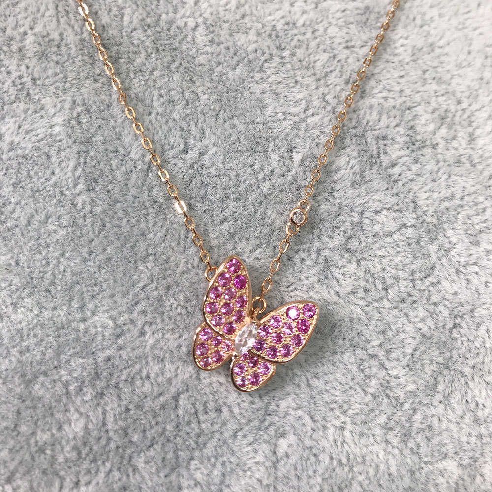 Розовый золотой порошок Diamond-925 серебристый