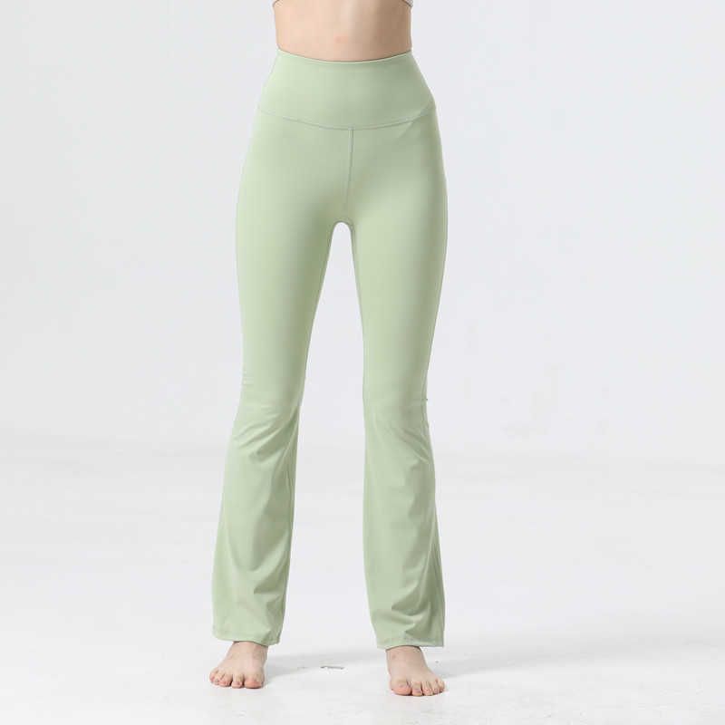 Bell Bottomed Pants Misty Bean Green