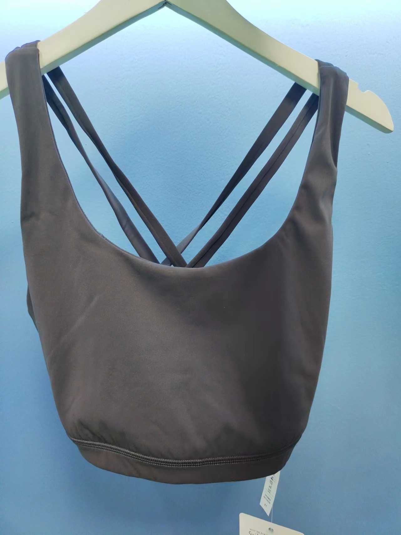 Graphite Grey Cross Bra