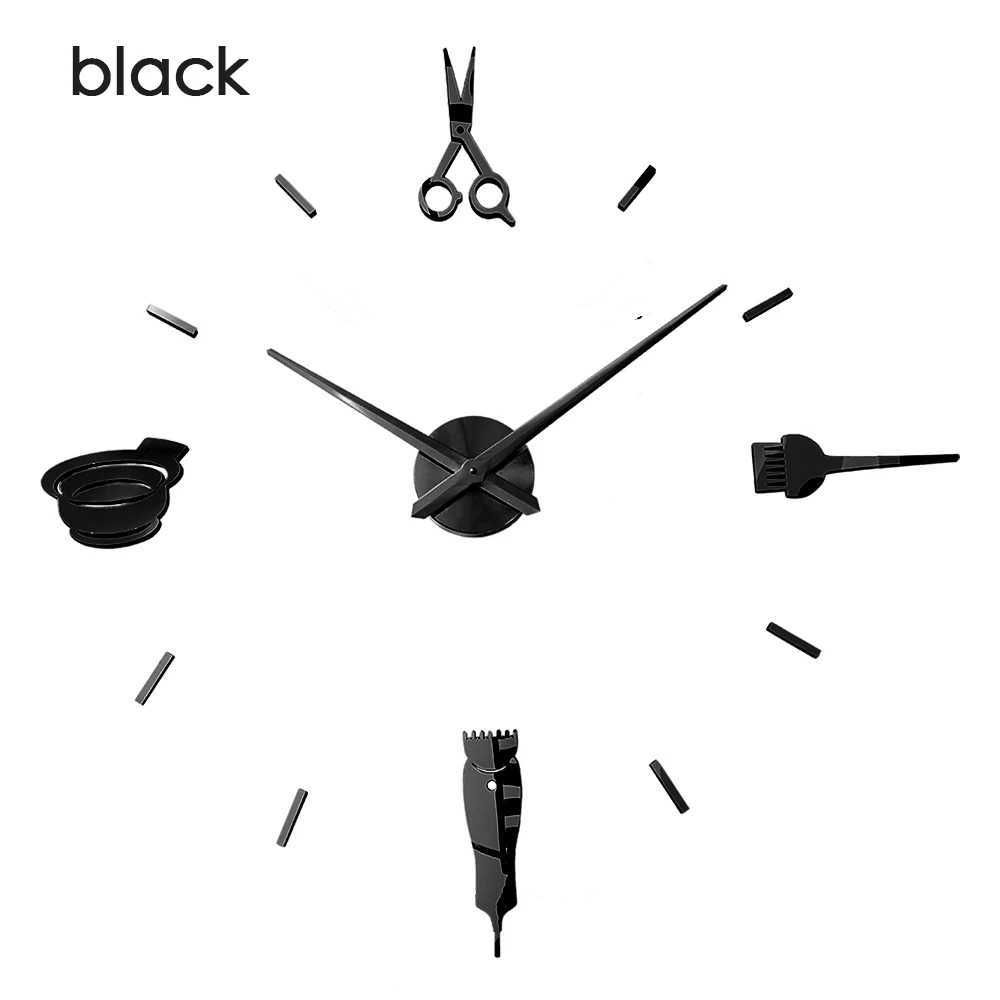 Horloge murale noire 37inch