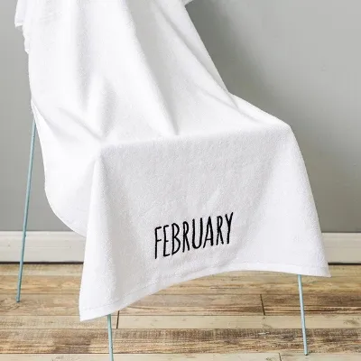 February - White