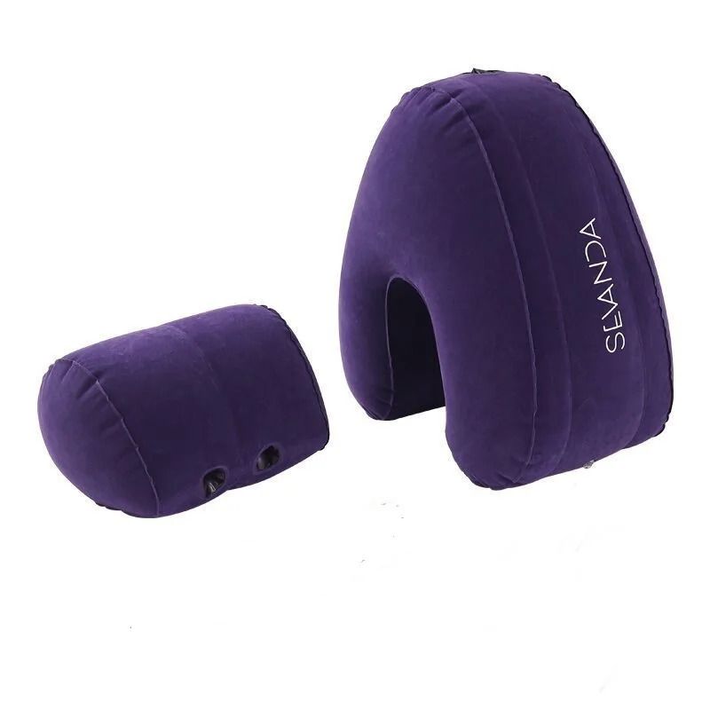 紫色の枕