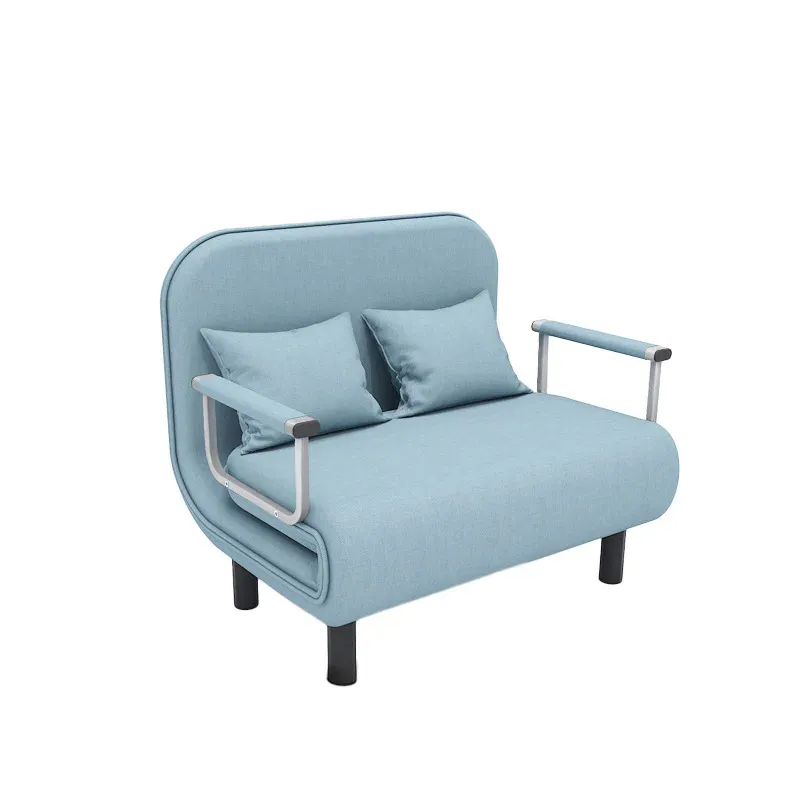 With armrest 80cm Light blue