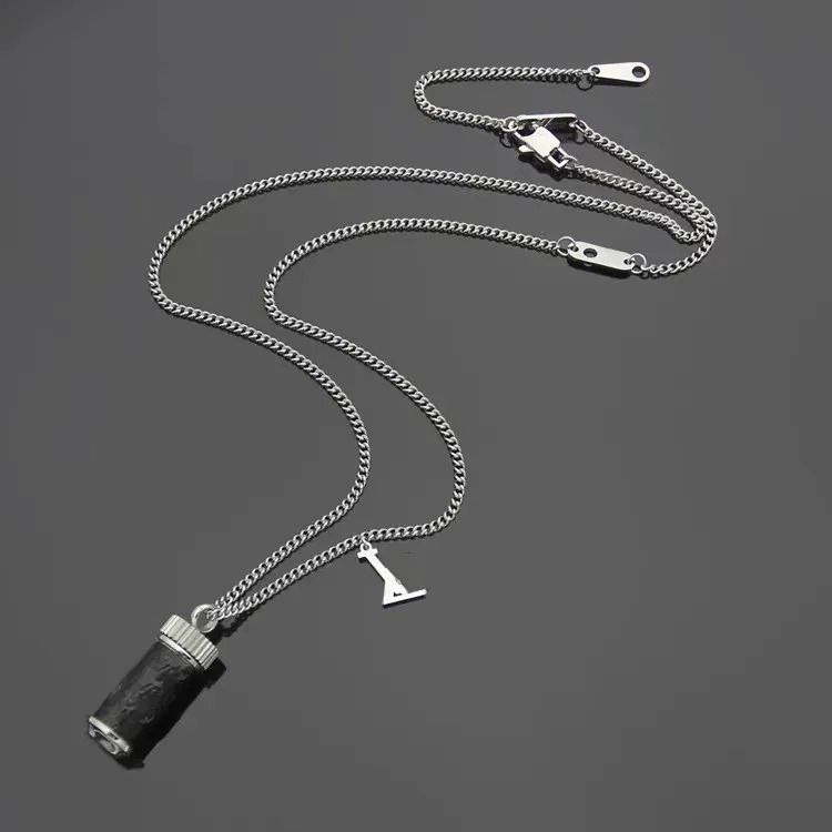silver necklace -2
