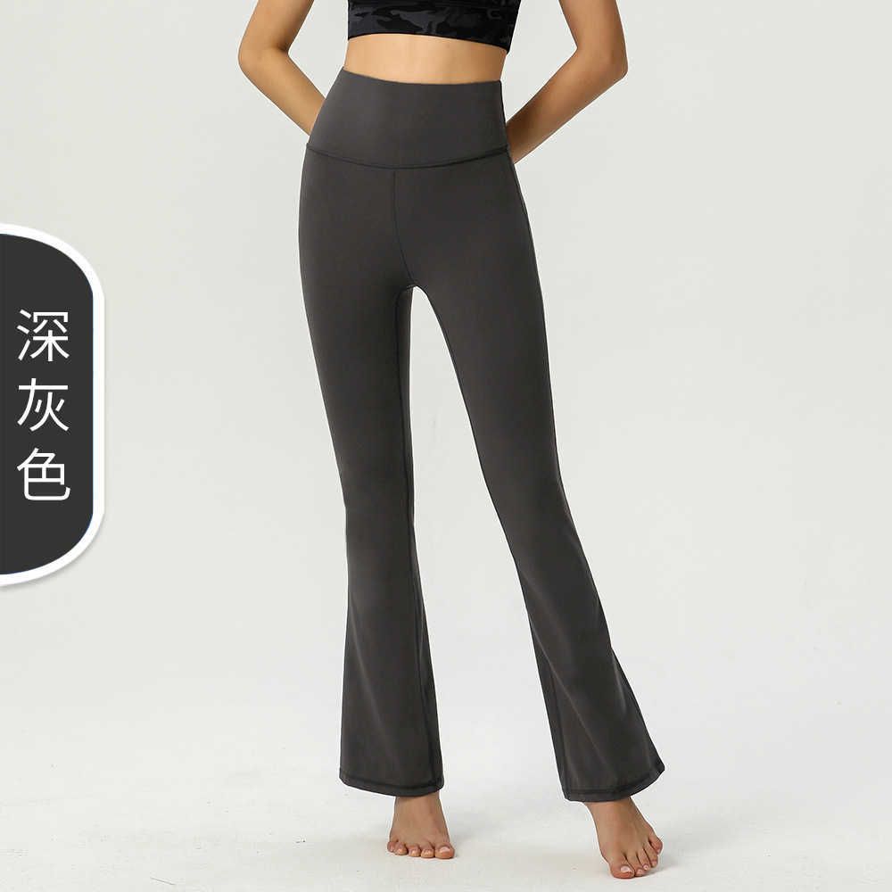 Flared Trousers Graphite Grey