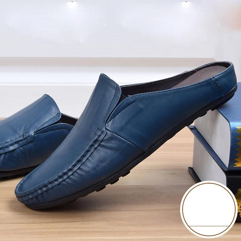 Navy Blue Slippers