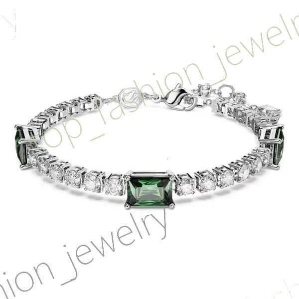 Bracelet de diamant vert