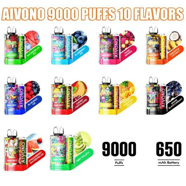 AIVONO AIM XXL 9000 PUFFS