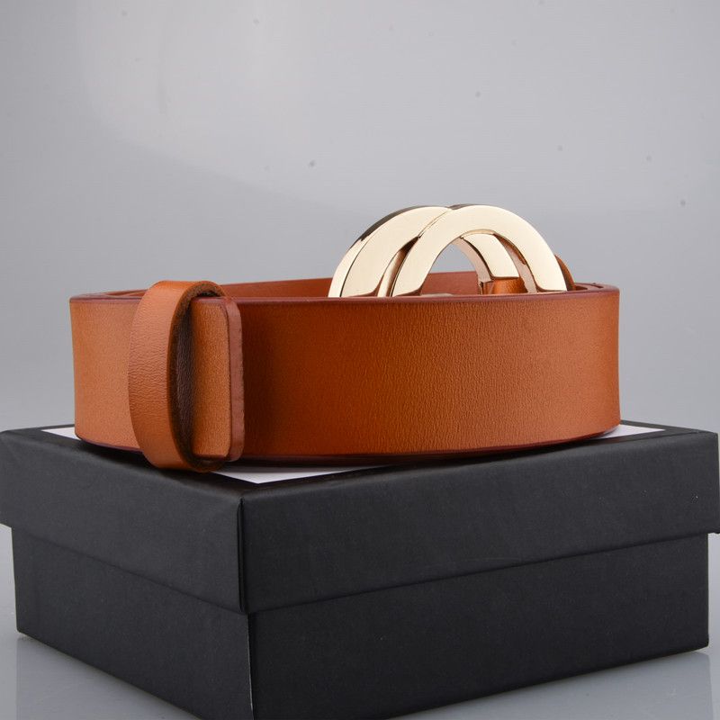 Brown belt + classic gold buckle
