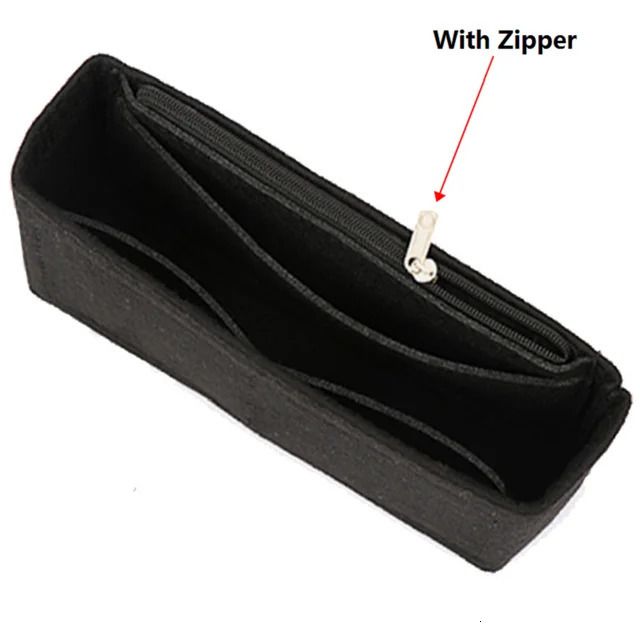 Black-M de style zipper (19x5x10cm)