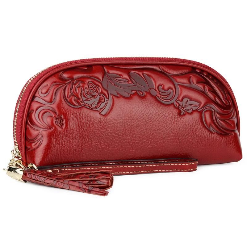 Wine red purse