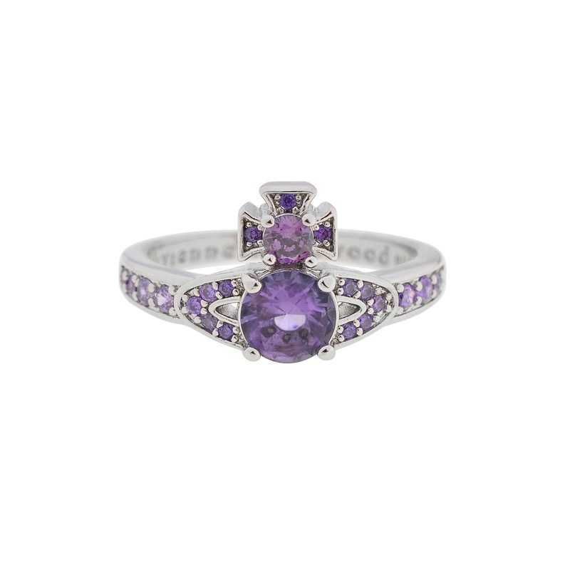 Diamante viola d'argento