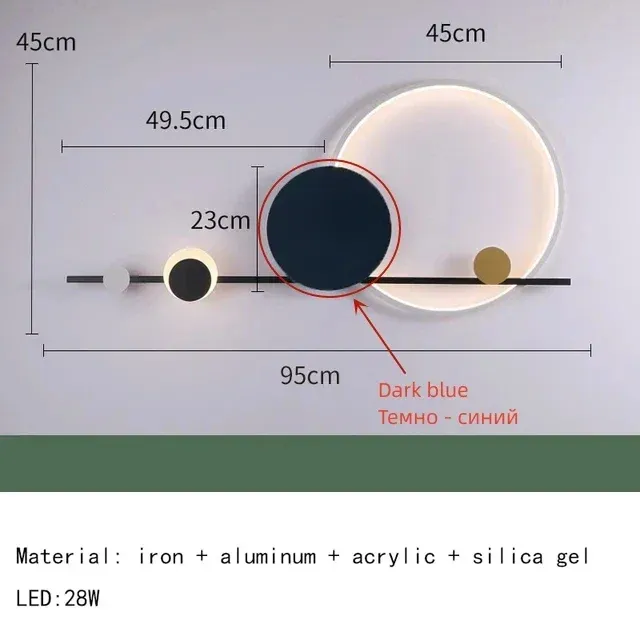 Warm light 3000K 95cm-Style C