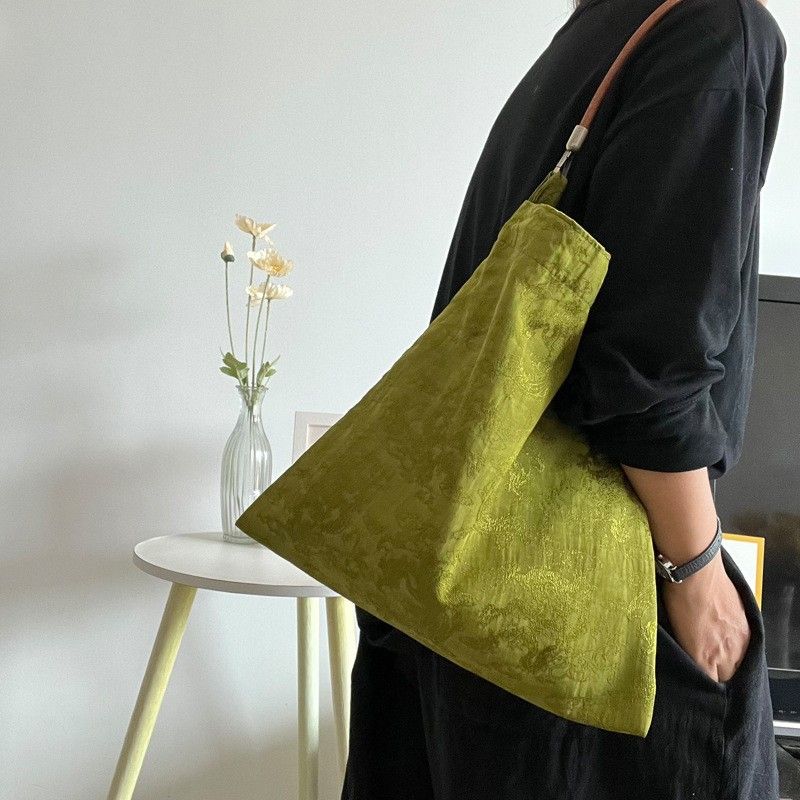 Tencel jaune-vert Jacquard (cuir CO