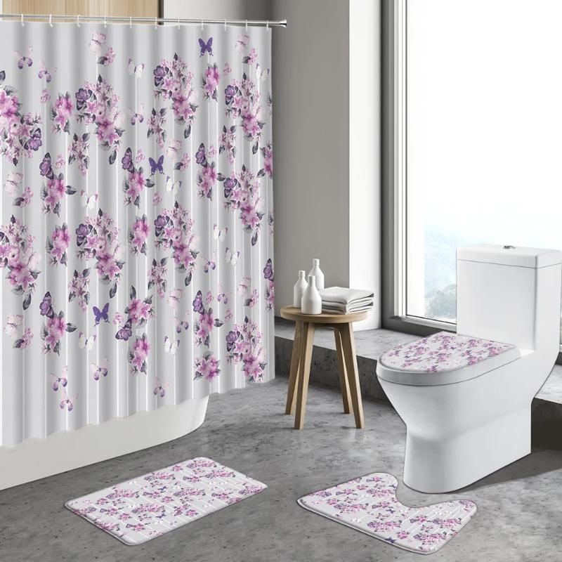 4365YJ-4pcs set 180x180cmCurtain