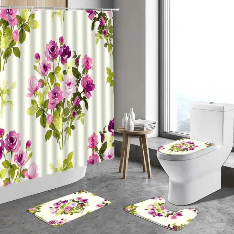 4415YJ-4pcs set 180x180cmCurtain