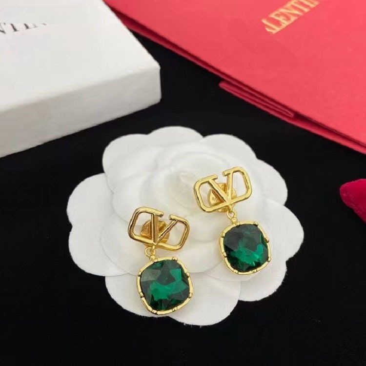 Green Earrings