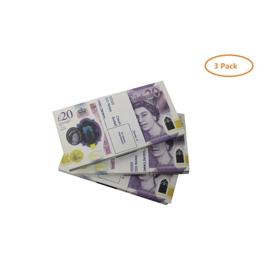 3 Pack 20 New Poonds New Note(300Pcs)