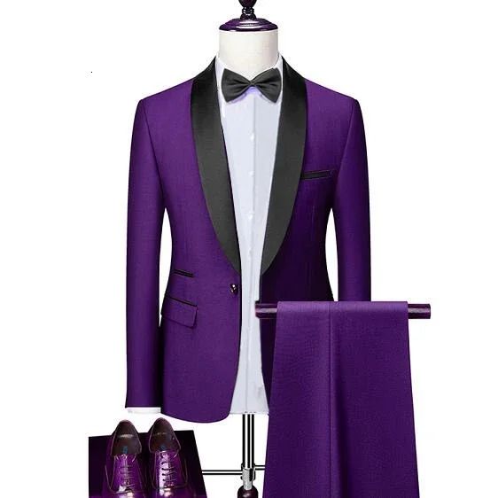 2 Pcs Set Purple