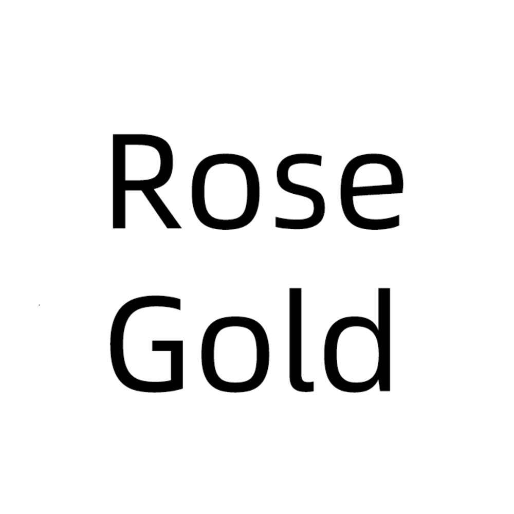 Rosa guld-22inches halsband